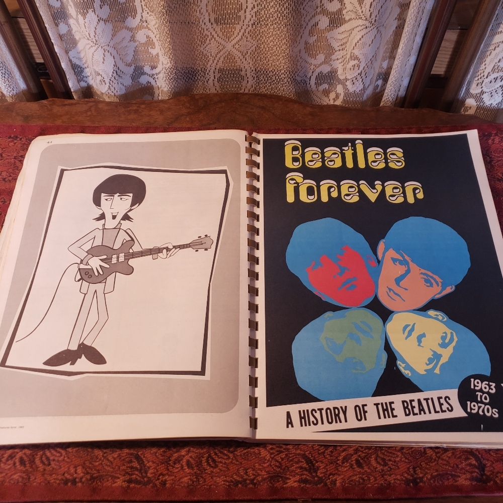 Vintage Beatles Music Book Featuring Sheet Music Photos of the Fab 4- BX16 - Picture 12 of 16